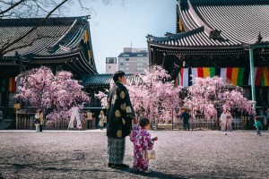 與小人賞櫻, 京都和服外拍