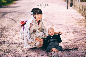 京都櫻花,和服租借寫真