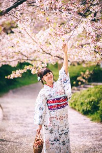 京都櫻花祭,和服寫真攝影